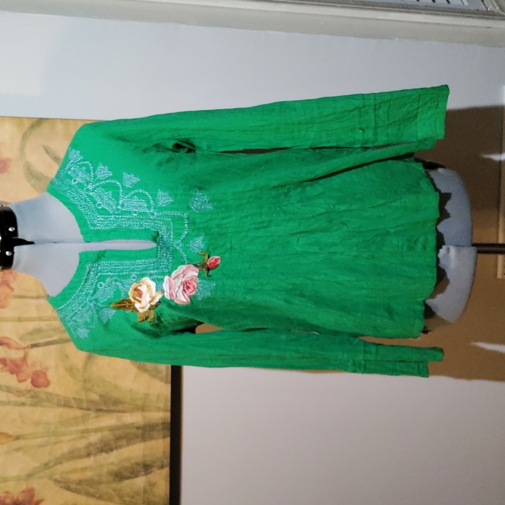 WE cotton long sleeved shirt size Medium